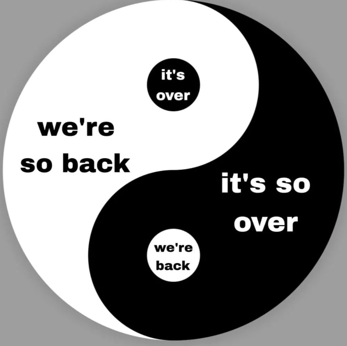 Dark Crypto Lady 🦊 on Twitter: "The Yin and the Yang of the market.  https://t.co/lddkd50eEb" / Twitter
