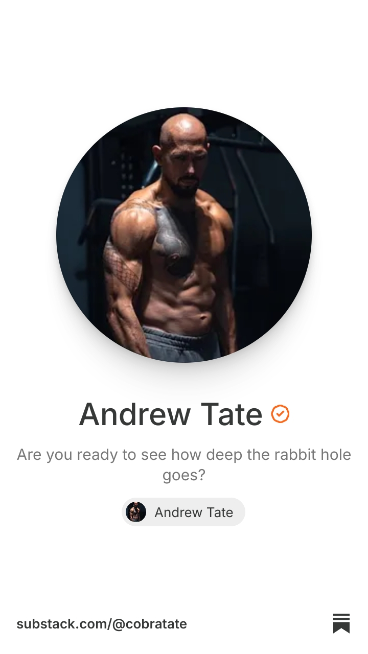 Andrew Tate | Substack
