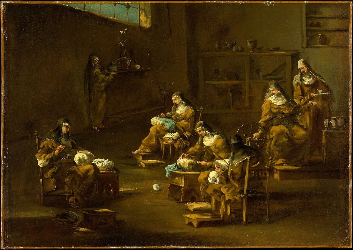 Follower of Alessandro Magnasco | Nuns at Work | The Metropolitan Museum of  Art