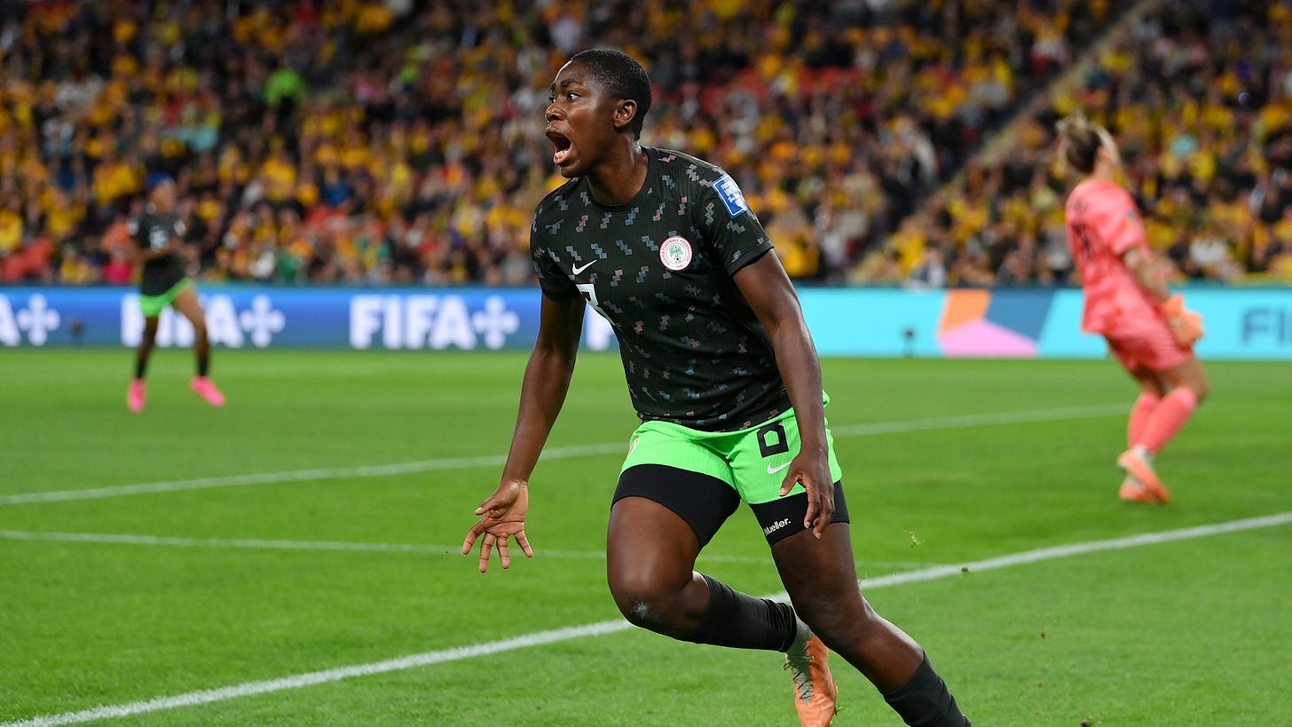 How Nigeria's Asisat Oshoala leads on and off the pitch with the next  generation in mind