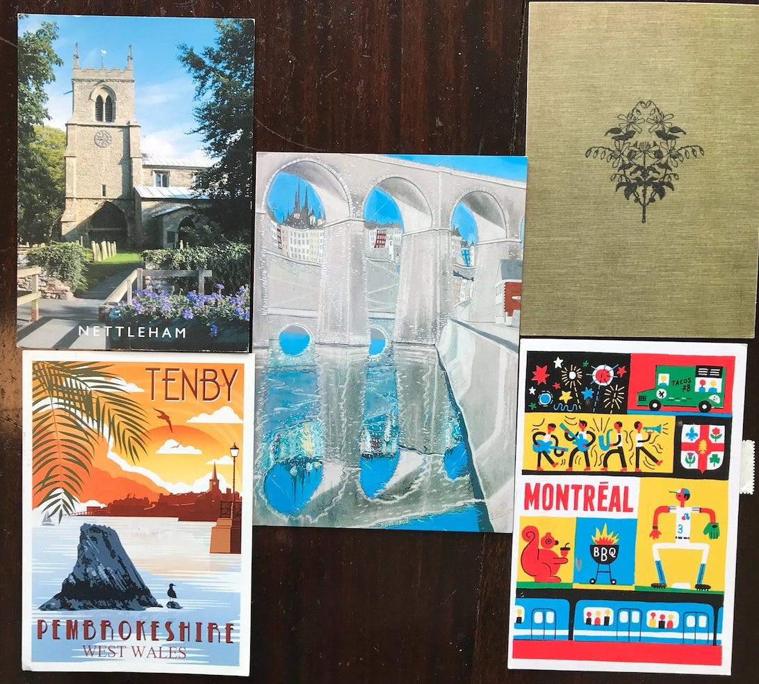 The Postcard Exchange: We have come to the end of this very popular project. And what a joyous project this has been.