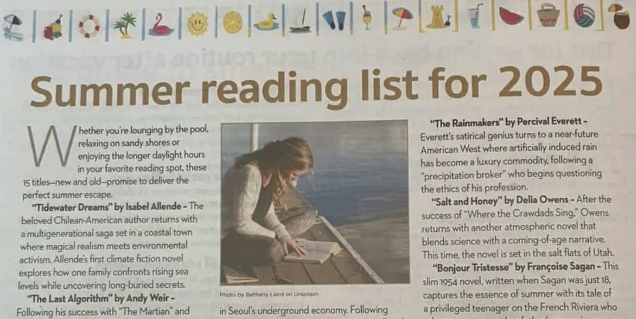 The Chicago Sun-Times Gets Roasted For Printing An AI-Generated Summer Reading List Filled With Books That Don't Exist
