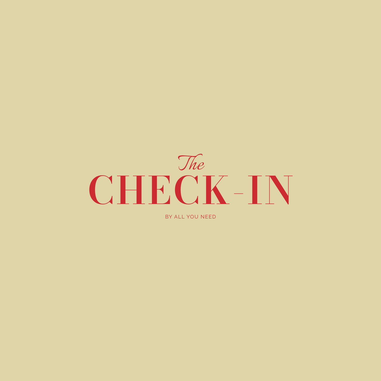 The Check-In by All You Need logo
