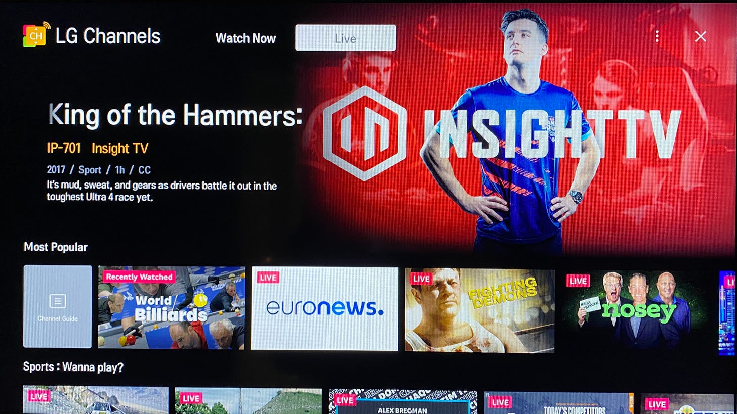 LG Channel screenshot