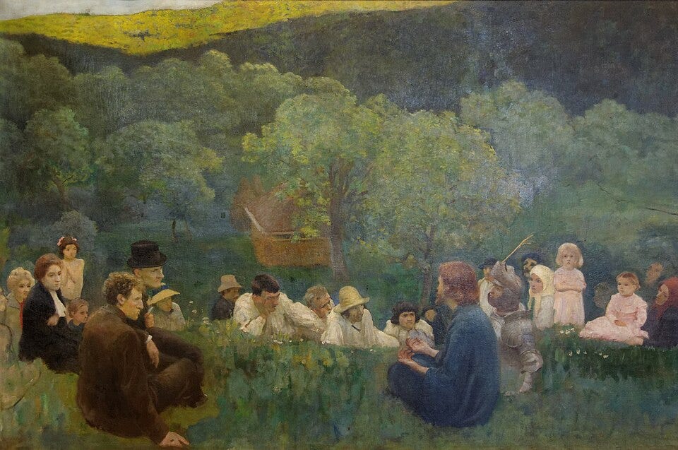 File:The Sermon on the Mount Károly Ferenczy.jpg