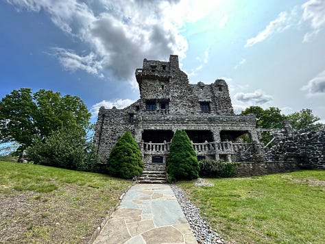 River, Pavillon, trees, building