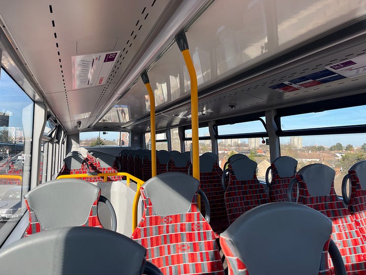 Photo showing SL3 and interior at Thamesmead.