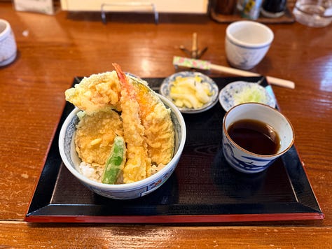 Picture of the soba lunch sets