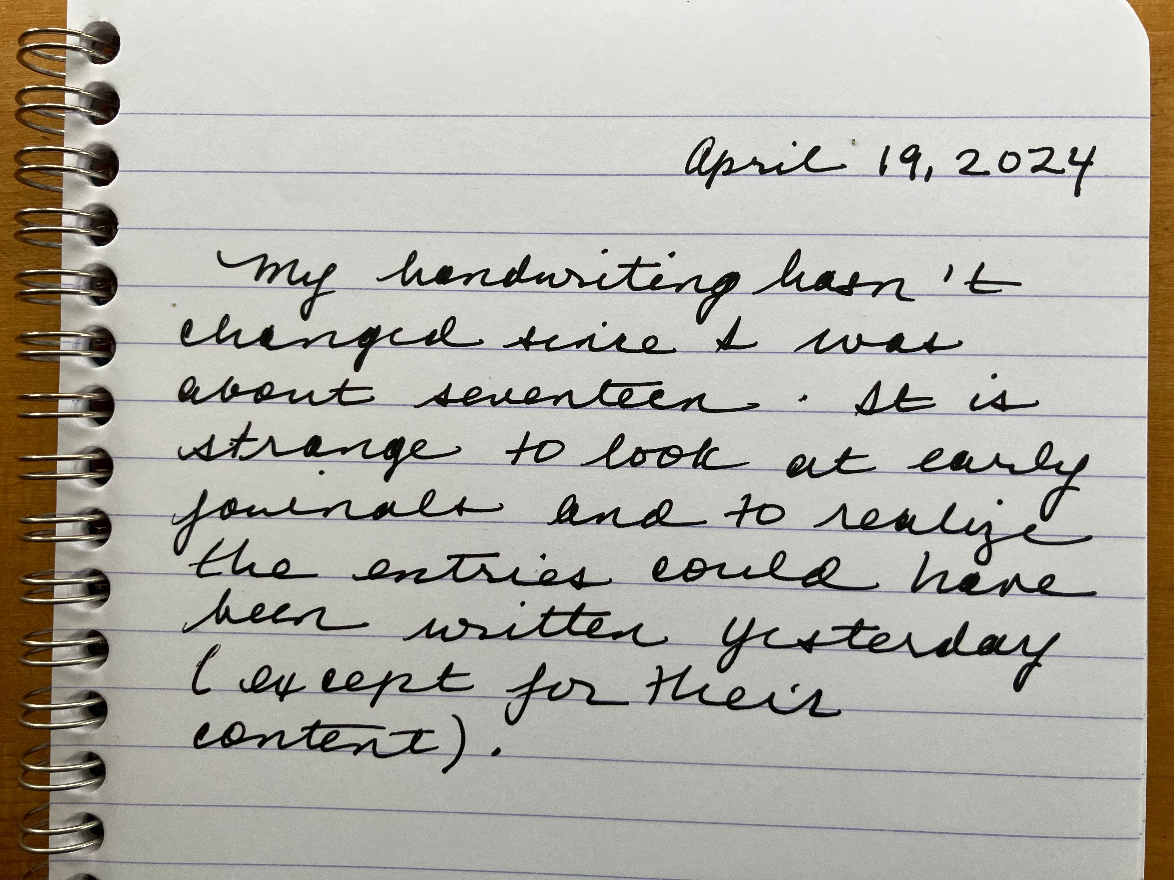 The Pleasures of Cursive - by Catherine Hiller