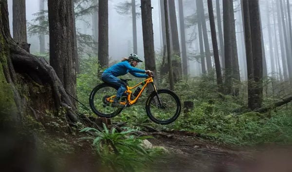 Il n'y a pas d'âge pour pédaler même en VTT