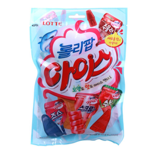 Lollipop Ice Candy 165g Famous Korean ice cream flavor and shape candy |  eBay