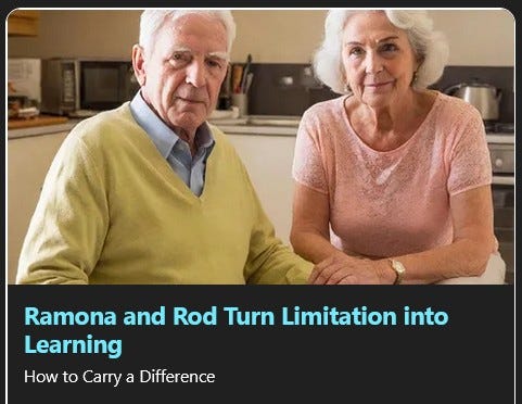 Story promo for Ramona and Rod's story. Story promo for Ramona and Rod's story.