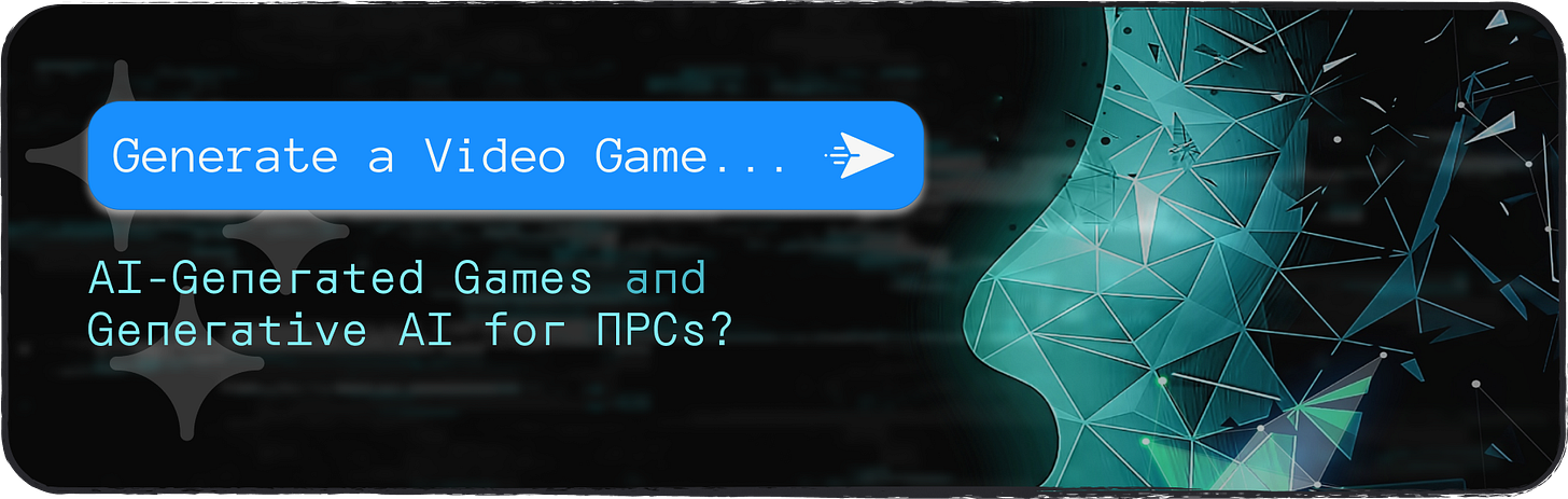 Header for the section on AI in video games! Header for the section on AI in video games!