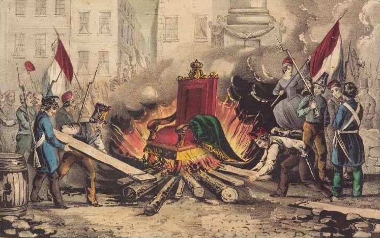File:The burning of the throne of king Louis Philippe during the French revolution of 1848, Paris 25th February 1848.jpg