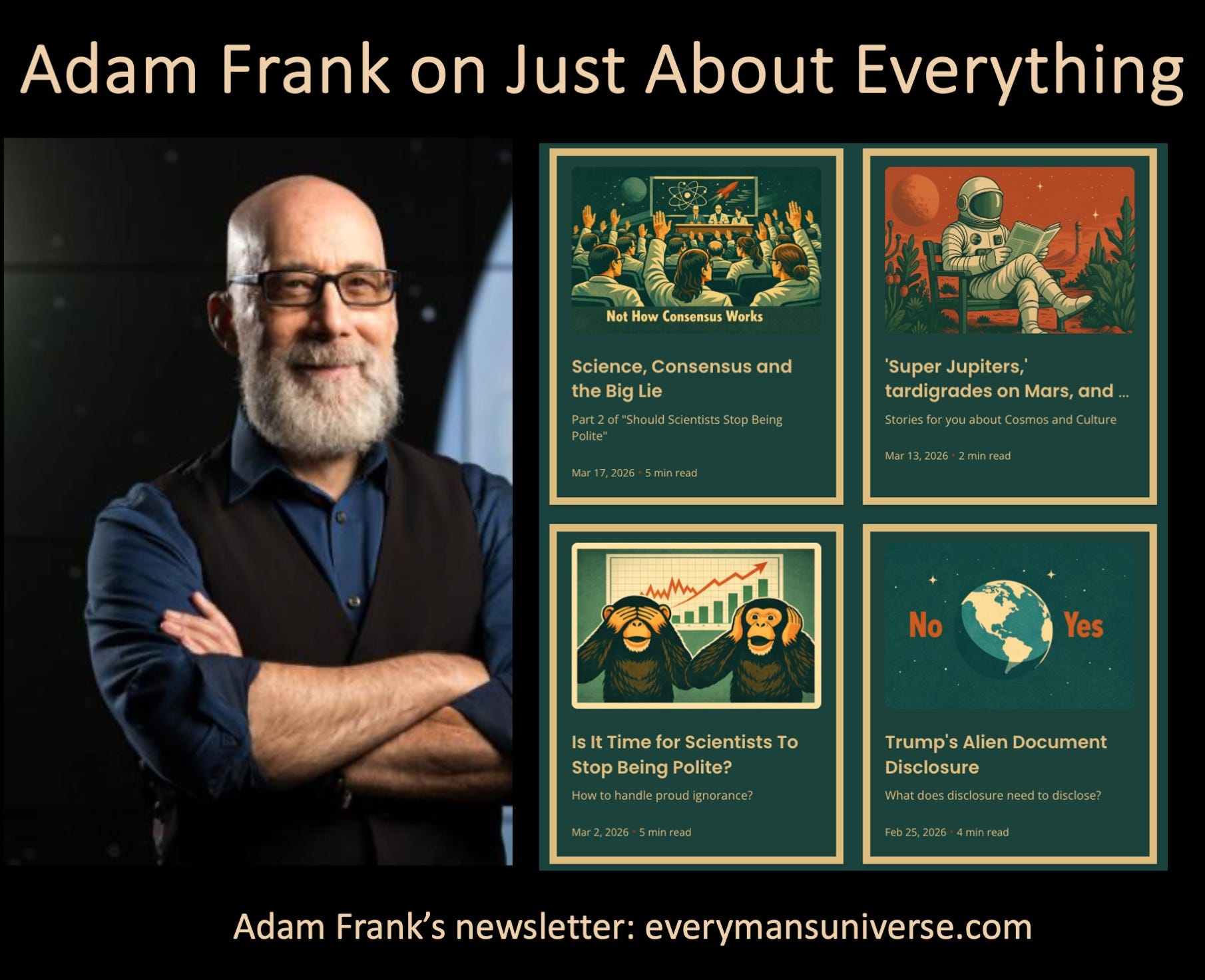 Join Me With the Wideranging Sustainability-Focused Physicist Adam Frank