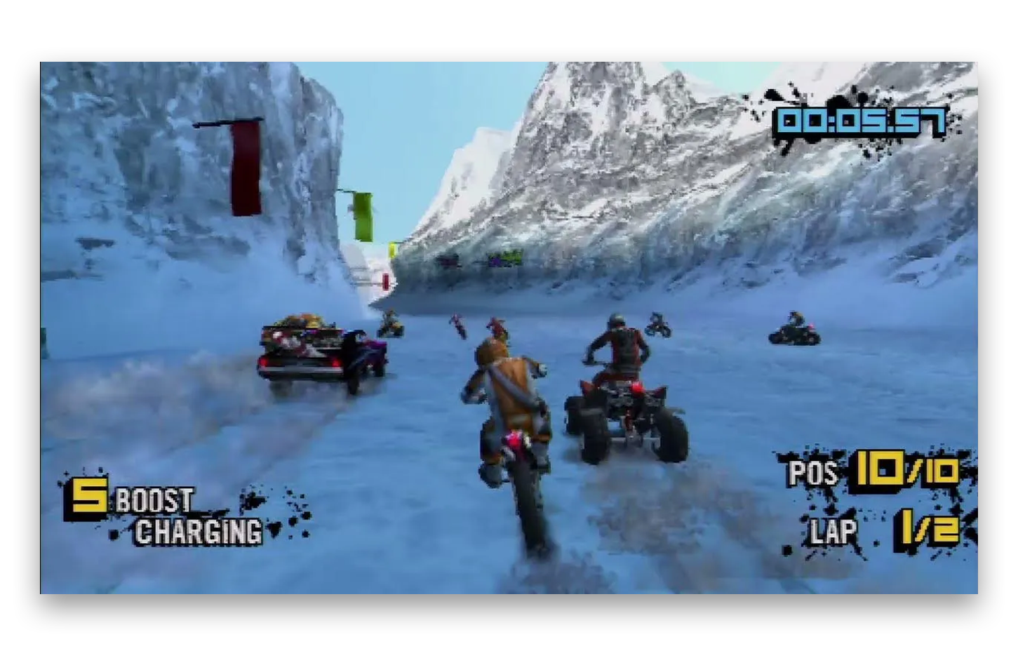 PSP game showing visuals similar to early PlayStation 2 titles