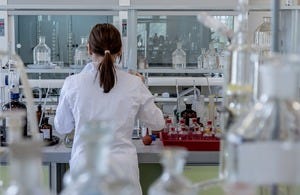 Scientist working in a laboratory