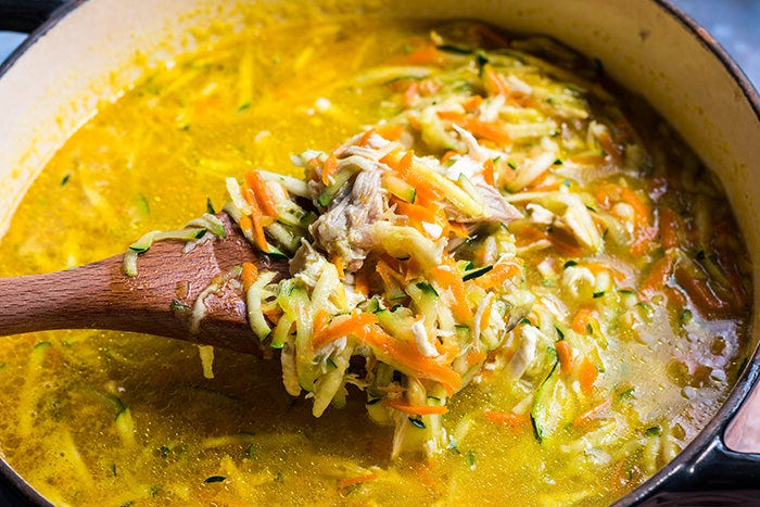 ginger turmeric chicken soup