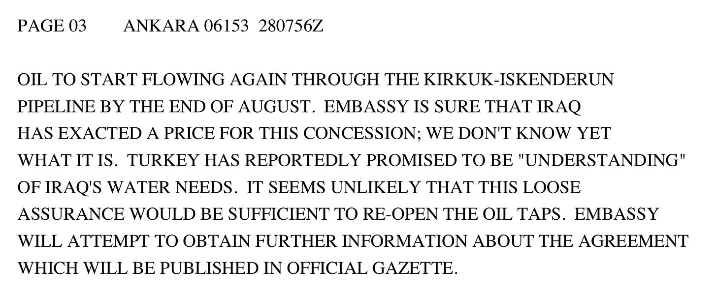 Ankara 6153, 28 August 1978, paragraph 5 continued. Direct released-text PDF excerpt, not an original telegram scan. Ankara 6153, 28 August 1978, paragraph 5 continued. Direct released-text PDF excerpt, not an original telegram scan.