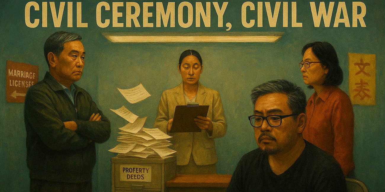 Civil Ceremony, Civil War