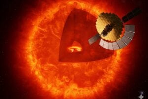 At the dawn of the universe, astronomers have found mysterious pinpoints of light that may be enormous spheres of hot gas. Though they resemble ordinary fusion-powered stars, these objects are thought to shine because supermassive black holes at their cores pull in surrounding matter, releasing energy and producing light.