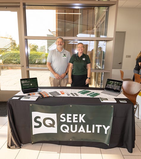 A few of our sponsor tables