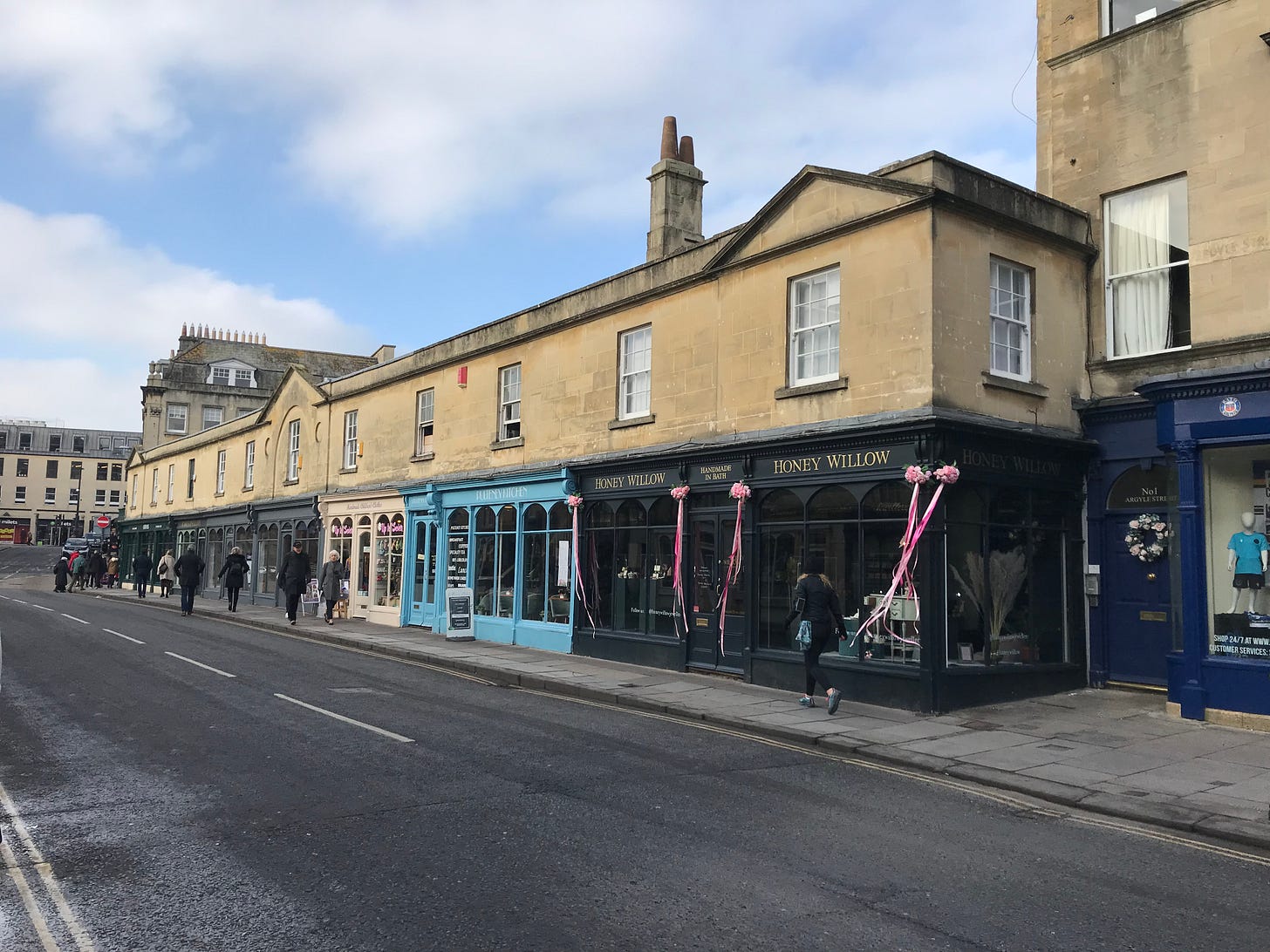The north side of Pulteney Bridge, Bath