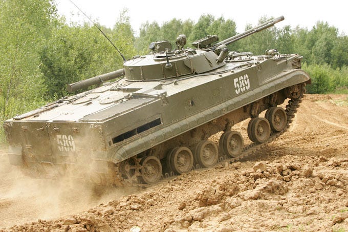 Russia's armored vehicle BMP-3