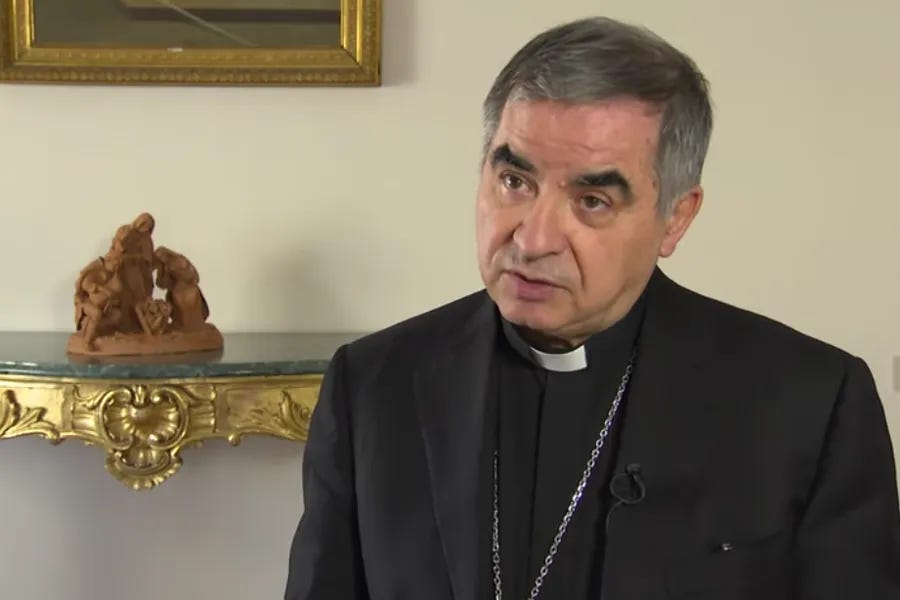 The cardinals’ ‘Becciu Test’ - by Ed. Condon - The Pillar