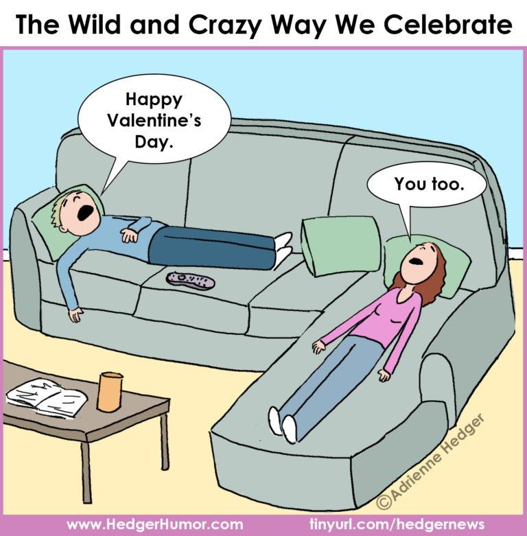 May be an image of ‎text that says '‎The Wild and Crazy Way We Celebrate Happy Valentine's Day. שוד You Youtoo. too. HC ロンH ツャン 全日 www.HedgerHumor.com Hedger Hedger ©Adrienne XO ©Adrienne tinyurl.com/hedgernews‎'‎