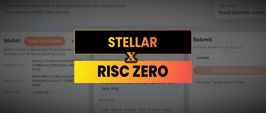 Building Web3 Games With Stellar & RISC Zero
