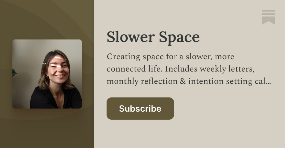 Slower Space | Jodie Melissa Rogers | Substack