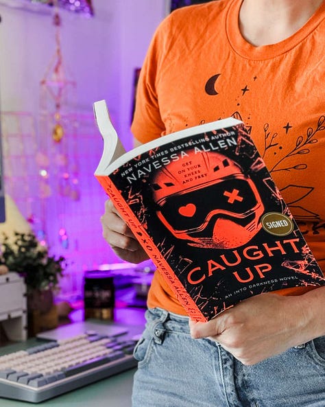 Photos os Caught Up by Navessa Allen, Crash Test by Amy James and Overruled by Lana Ferguson