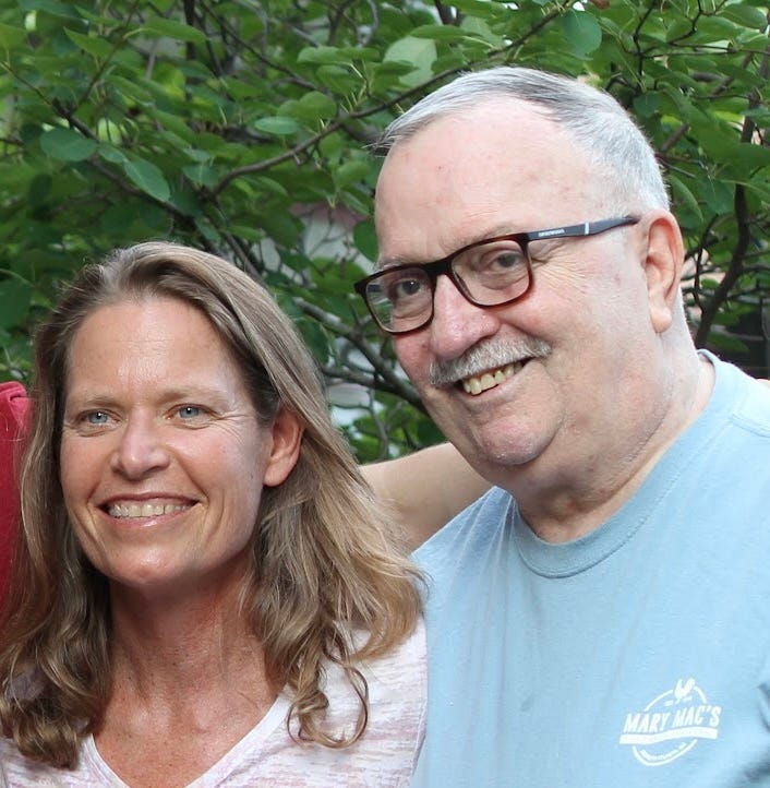 Sharon and George Schmidt, July 2018 Sharon and George Schmidt, July 2018
