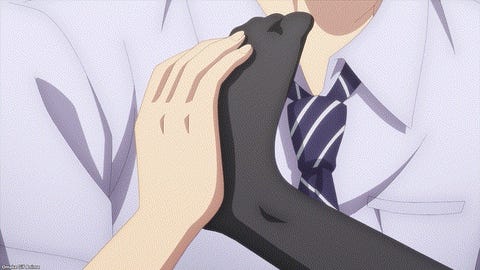 Kakkou no Iinazuke S2 — Episode 6 — Nagi Massages Erika’s Foot