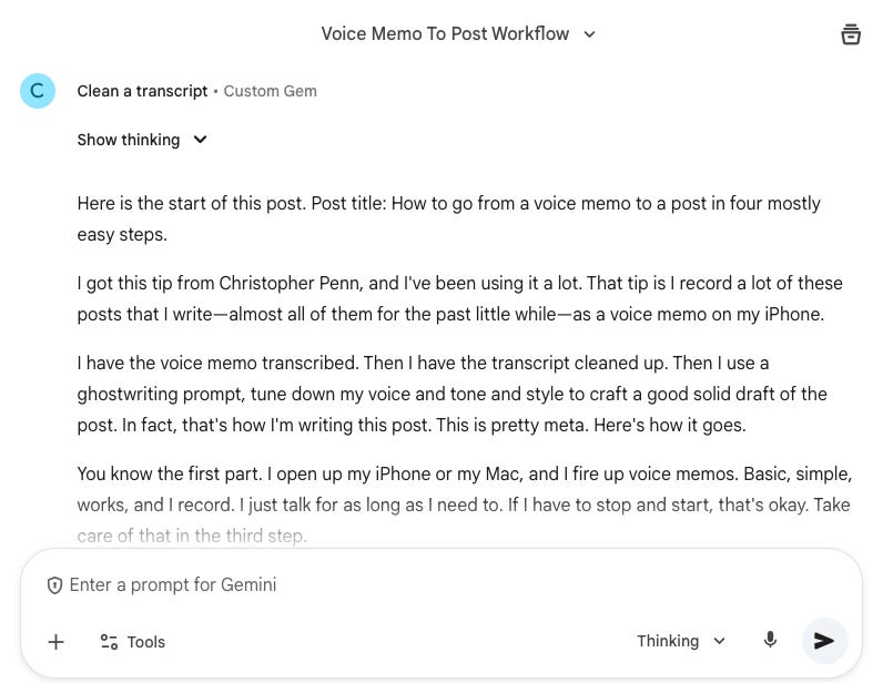 No More Blank Page Stress: 4 Steps To Go from Scattered Thoughts to Polished Post with AI 6