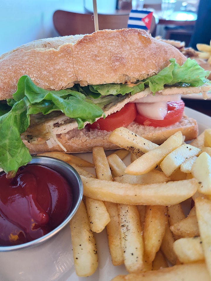 The Lights Cafe Cuban Sandwich + Chicken Sandwich