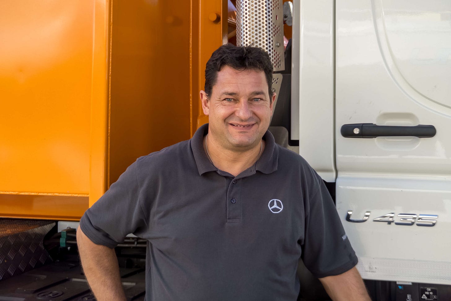Niklaus Schnider, Key Account Manager von Unimog. Niklaus Schnider, Key Account Manager von Unimog.
