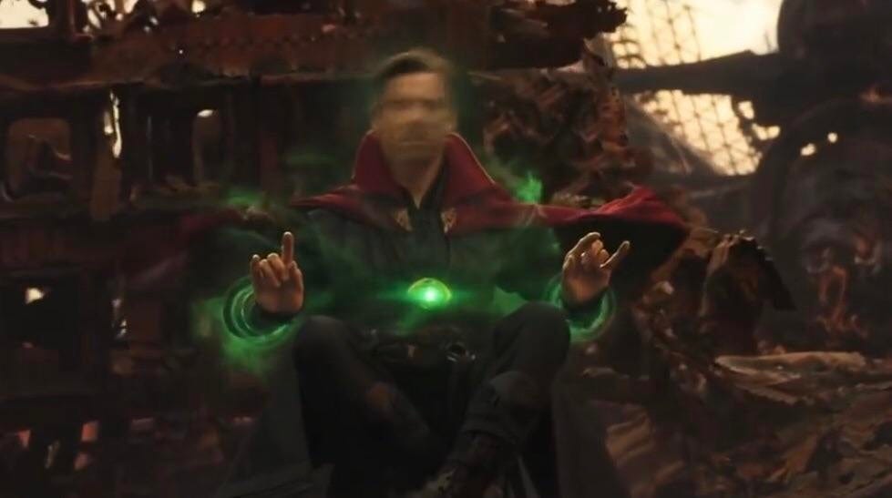 Doctor Strange travelled forward to look at 14,000,605 possible futures of  the conflict with Thanos. If he spent just one hour in each alternate future,  he spent roughly 1600 years studying the