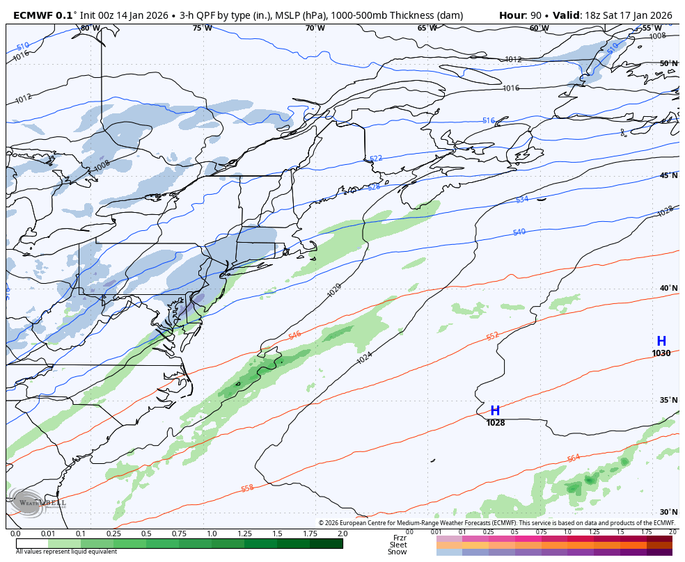 The next round of snow and rain arrives Wednesday evening