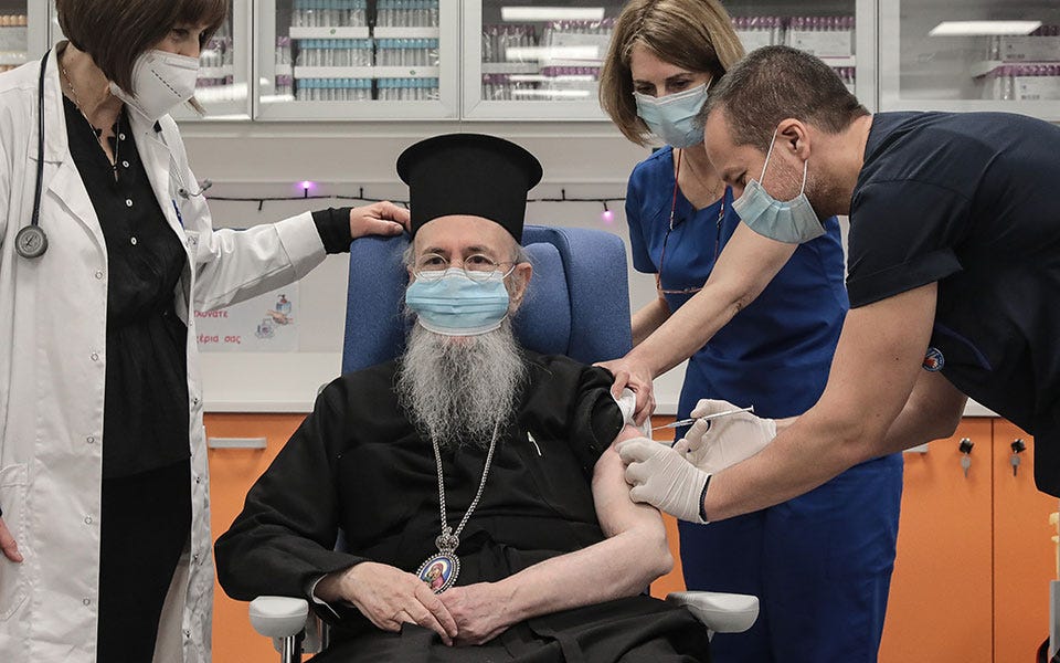 Ελευθέριος Ανδρώνης | Μητροπολίτης Ναυπάκτου Ιερόθεος: Μερικοί προβληματισμοί για την εγκύκλιο του Σεβασμιωτάτου περί εμβολιασμού | Sport Time