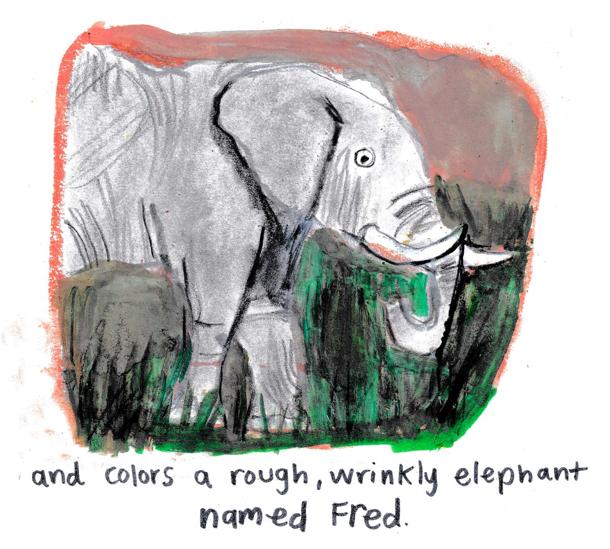 Elephant illustration by Beth Spencer
