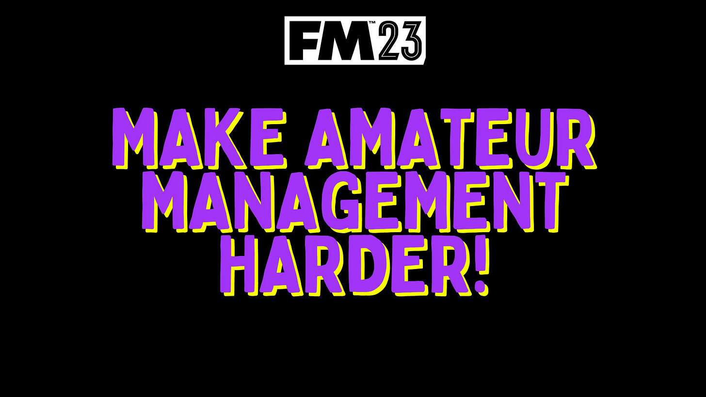 Football Manager Projects