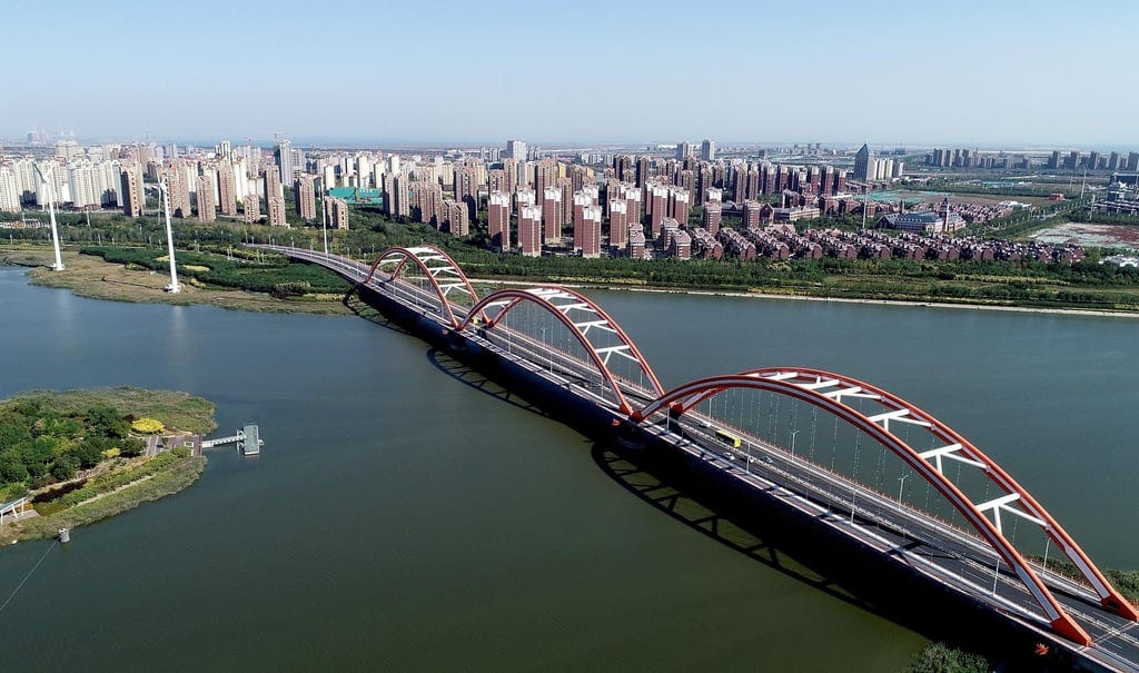 The Tianjin Eco-city, a Sino-Singaporean government-to-government project in China. Photo: Xinhua