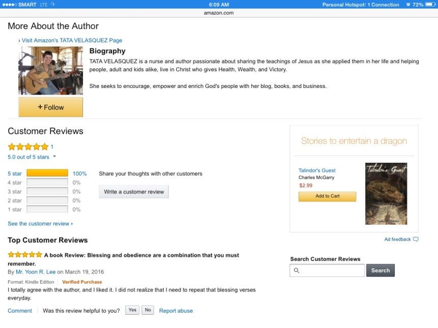 Blessing book review