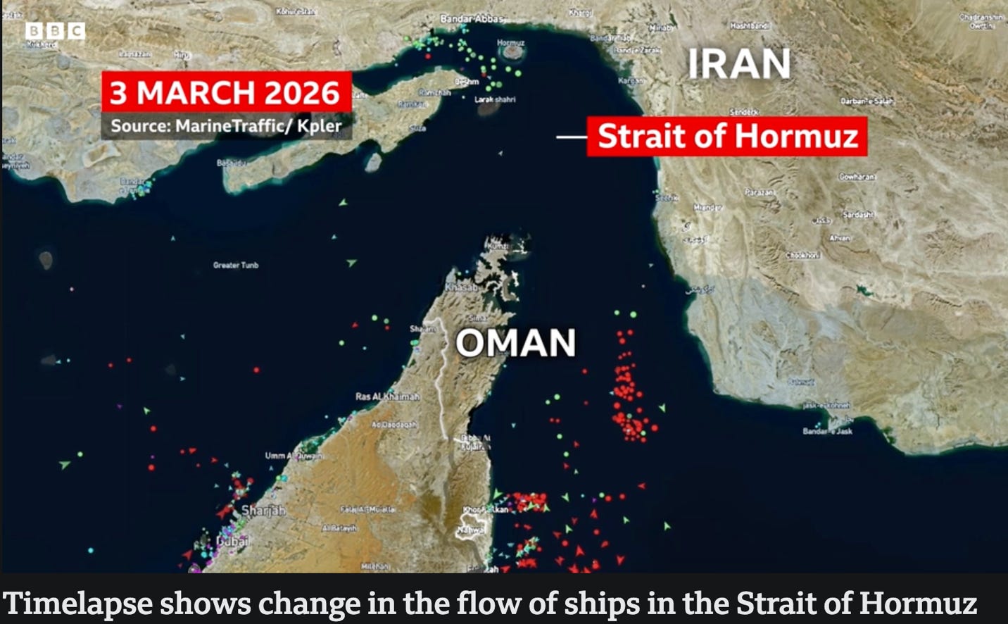 A map of the middle east with Strait of Hormuz in the background

AI-generated content may be incorrect.