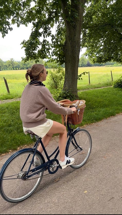 playing cards, riding bikes, and summer picnics