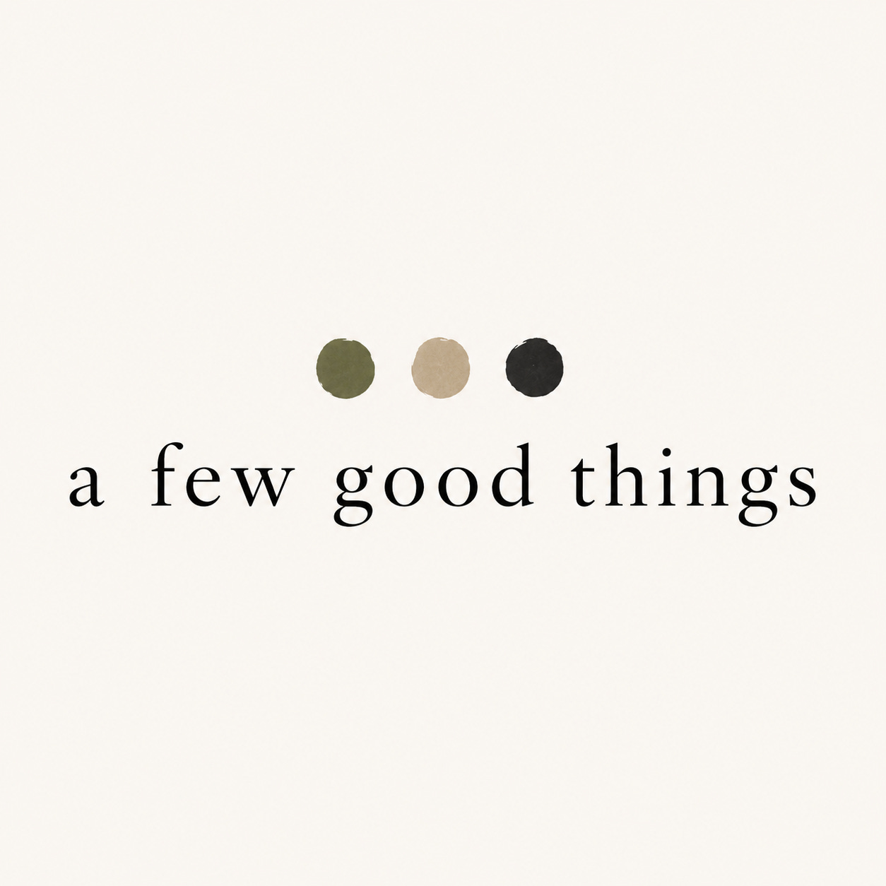 A Few Good Things logo