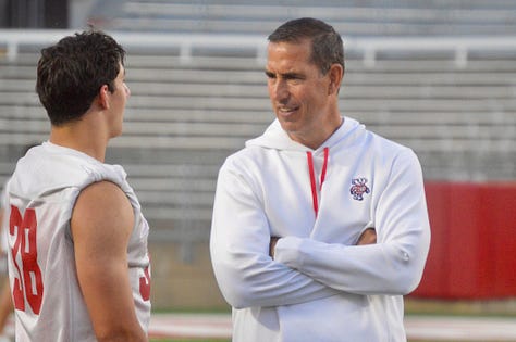 Images from Wisconsin football's first skills position camp on Wednesday, June 3, 2026, inside Camp Randall Stadium