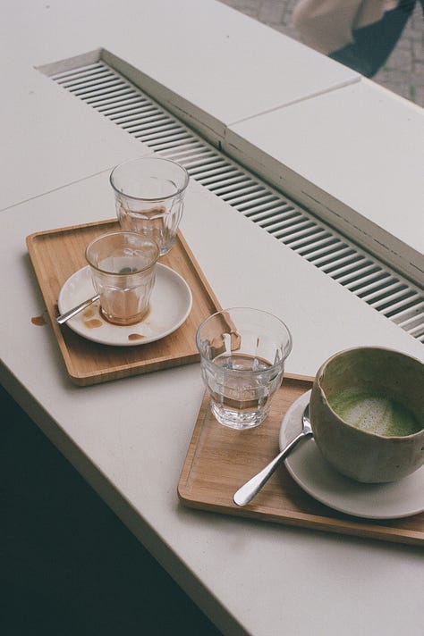 coffee shop and people watching